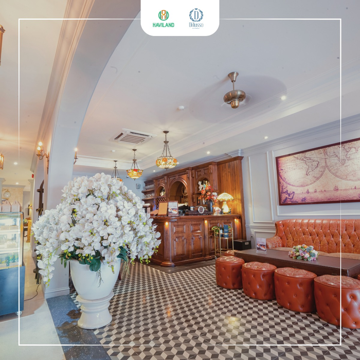 Mỗi chi tiết nội thất tại khách sạn DI LUSSO đều là kết quả của sự khéo léo và đam mê